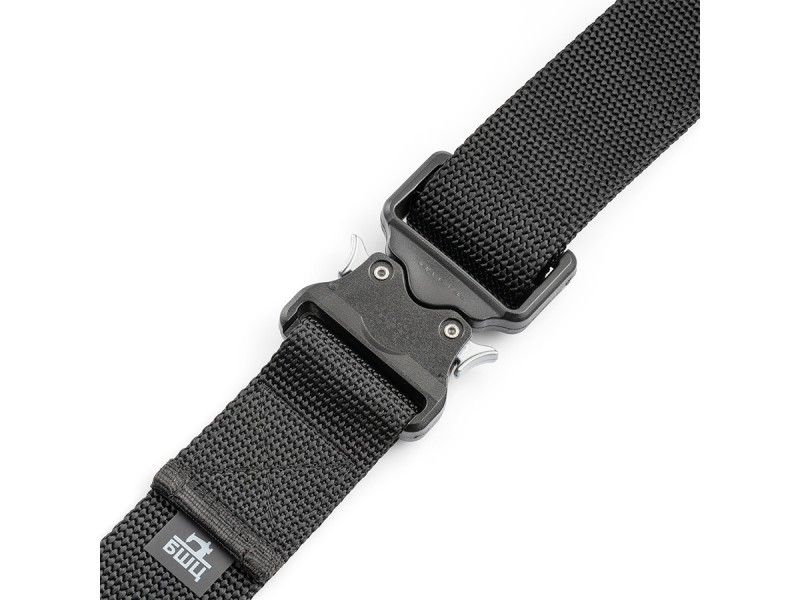 Ремінь Кобра 40 мм (пластикова пряжка) | Чорний