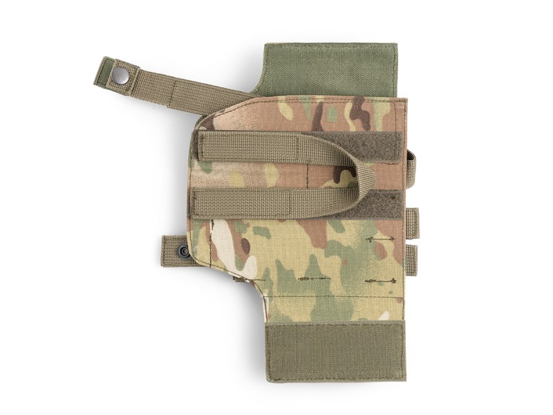Кобура тактична універсальна (MOLLE / Стегнова) | Multicam