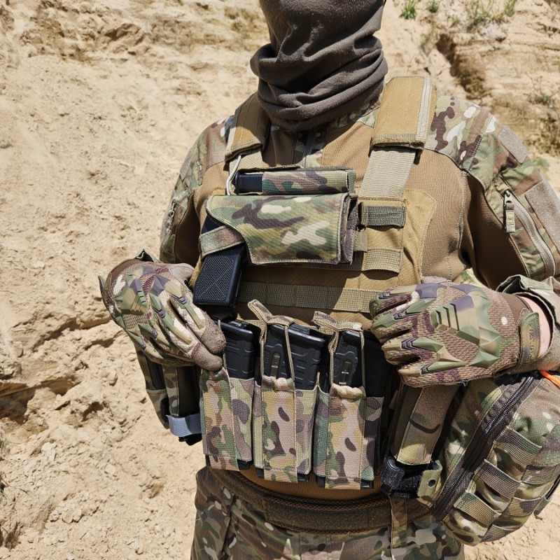 Кобура тактична універсальна (MOLLE / Стегнова) | Піксель ММ-14