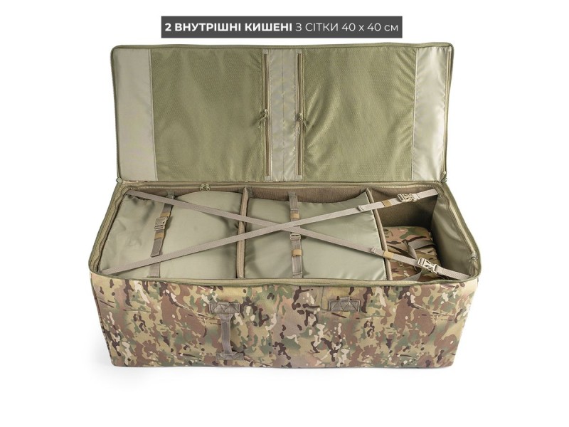 Рюкзак для FPV Елька (10 дронів до 10 дюймів) з сумкою для батарей | Мультикам