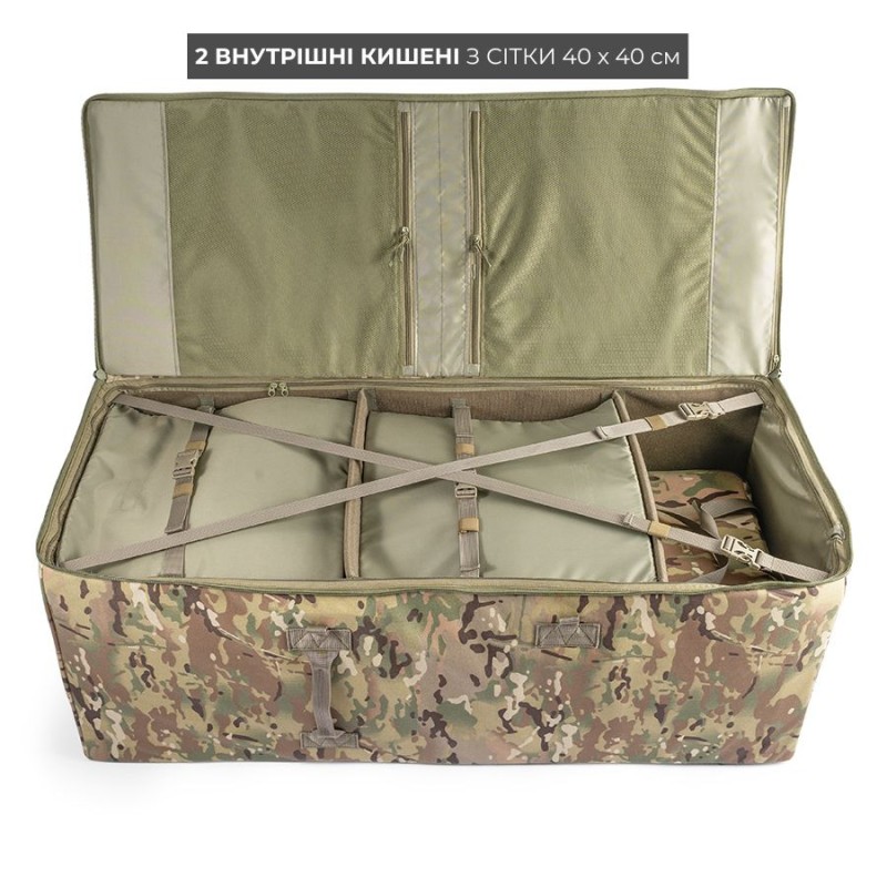 Рюкзак для FPV Елька (10 дронів до 10 дюймів) з сумкою для батарей | Мультикам