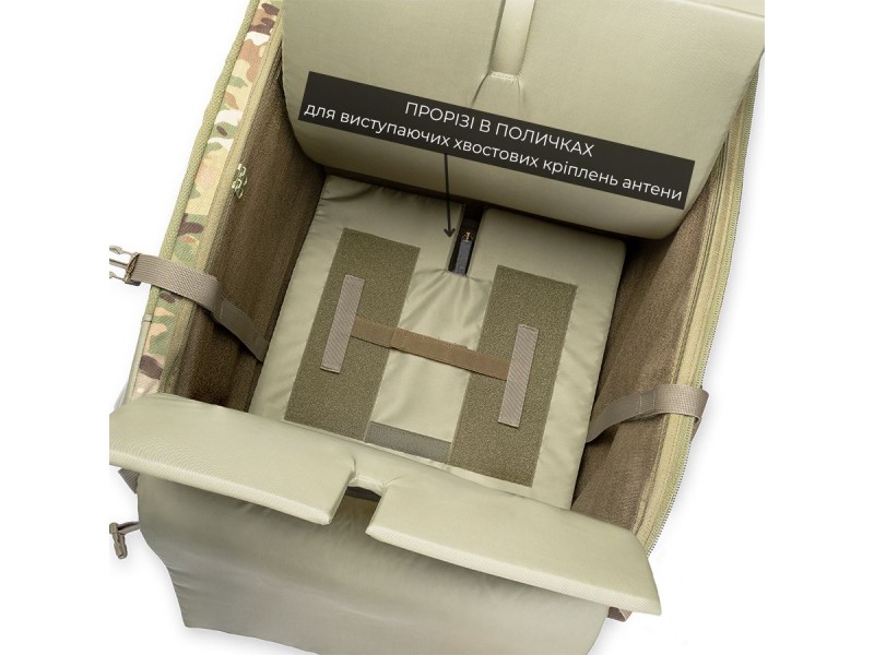 Рюкзак для FPV Елька (10 дронів до 10 дюймів) з сумкою для батарей | Мультикам