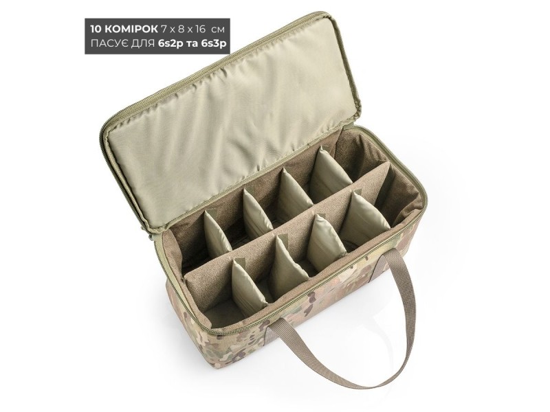 Рюкзак для FPV Елька (10 дронів до 10 дюймів) з сумкою для батарей | Мультикам