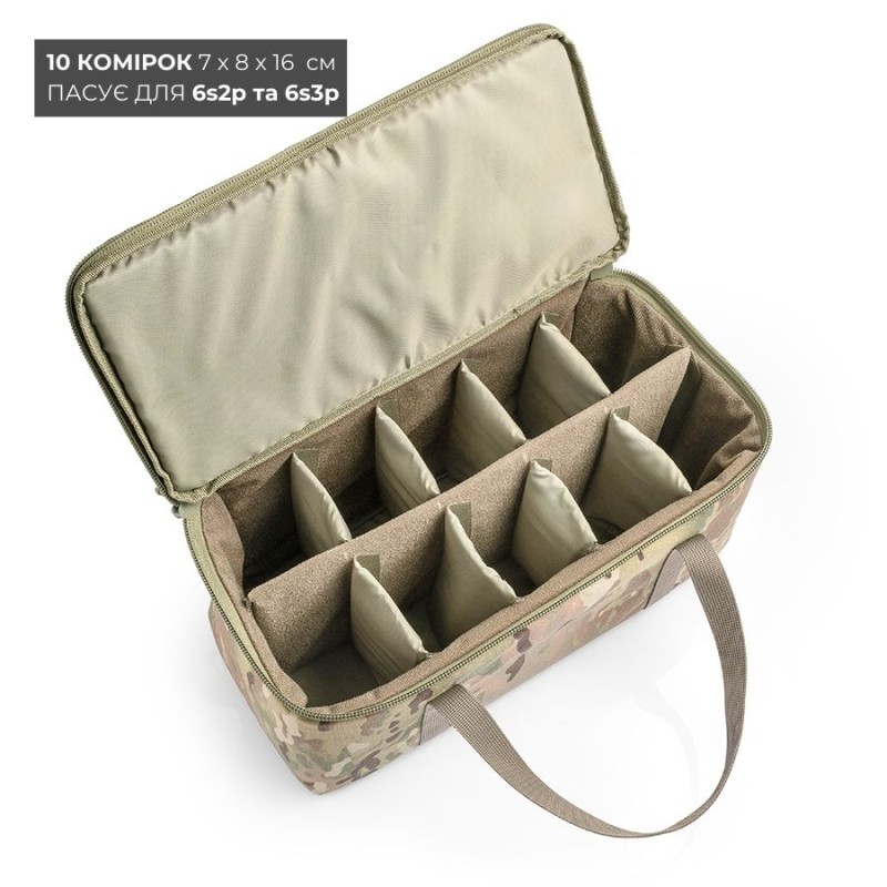 Рюкзак для FPV Елька (10 дронів до 10 дюймів) з сумкою для батарей | Мультикам