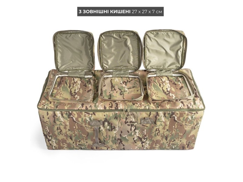 Рюкзак для FPV Елька (10 дронів до 10 дюймів) з сумкою для батарей | Мультикам