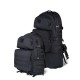 Тактичний рюкзак-трансформер 40-60 л Чорний (Cordura 900D)