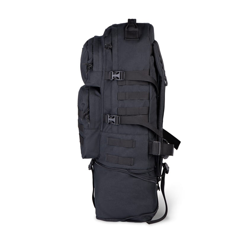 Тактичний рюкзак-трансформер 40-60 л Чорний (Cordura 900D)