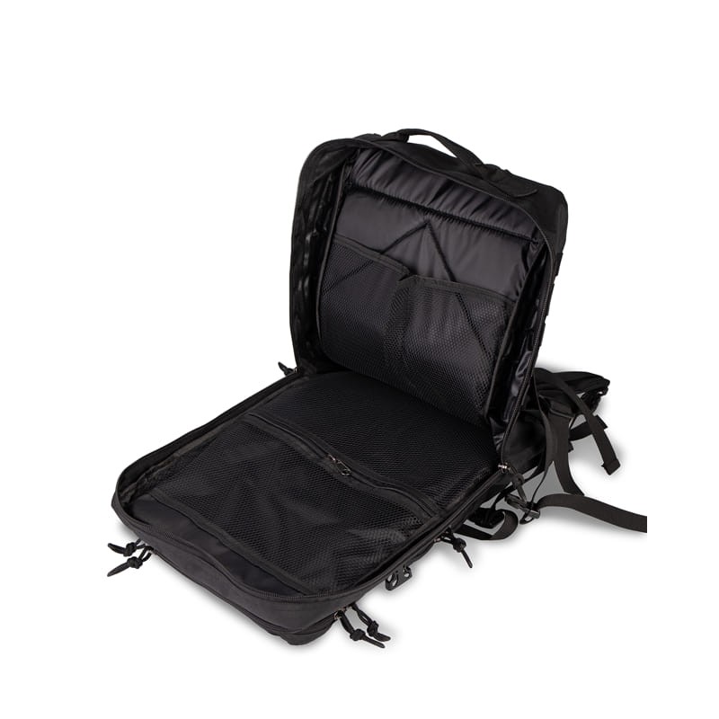 Тактичний штурмовий рюкзак 38 л Чорний з відділенням для гідратора (Cordura 900D)