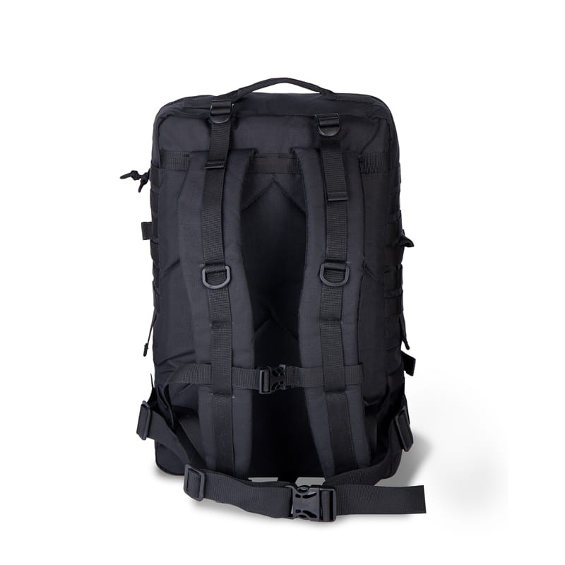 Тактичний штурмовий рюкзак 38 л Чорний з відділенням для гідратора (Cordura 900D)