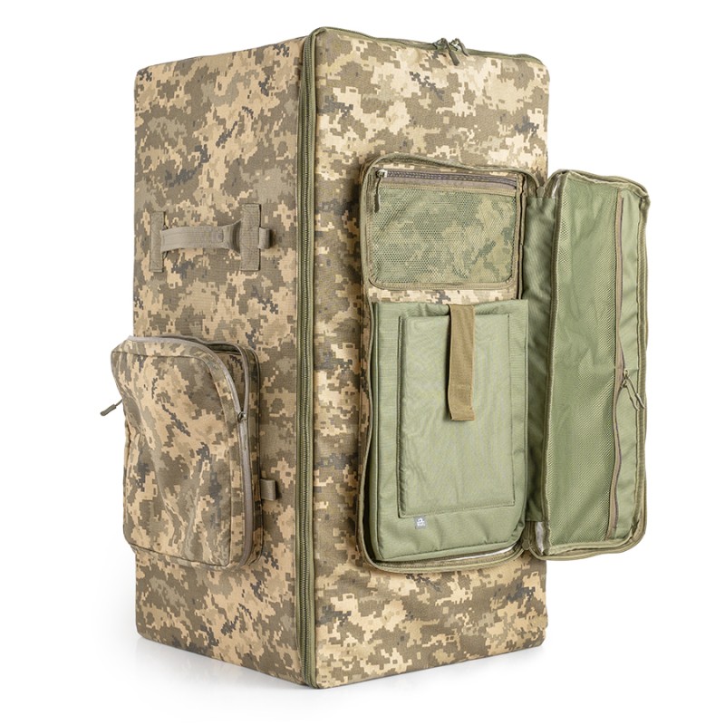 Рюкзак для FPV Класичний (8 дронів до 10 дюймів) з відсіками для апаратури та батарей | Піксель (ММ-14)