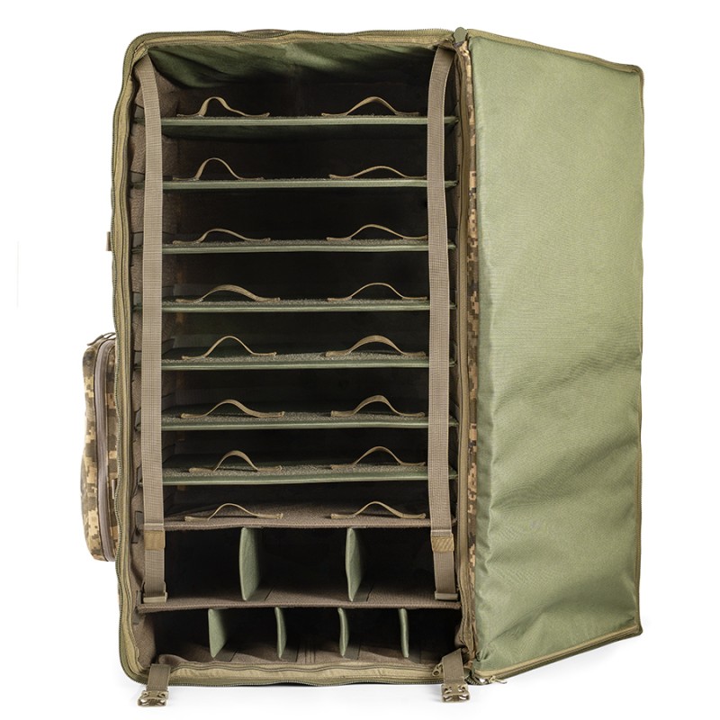 Рюкзак для FPV Класичний (8 дронів до 10 дюймів) з відсіками для апаратури та батарей | Піксель (ММ-14)