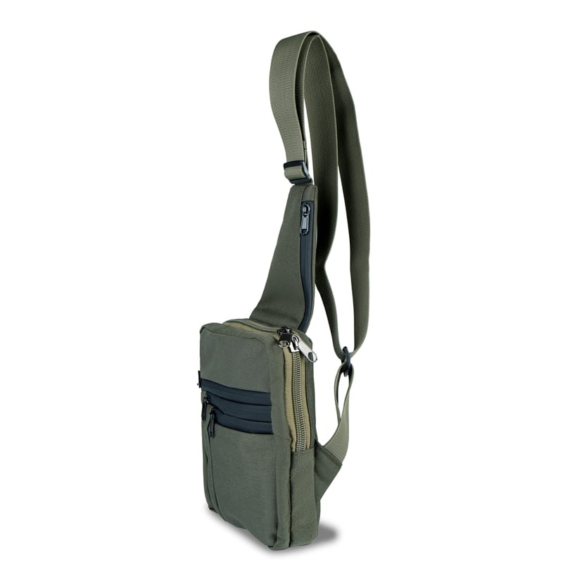 Тактична сумка-барсетка плечова для прихованого носіння зброї Хакі (Cordura 500D)